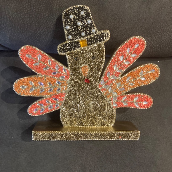 Turkey Beaded Thanksgiving Decor - Picture 4 of 4